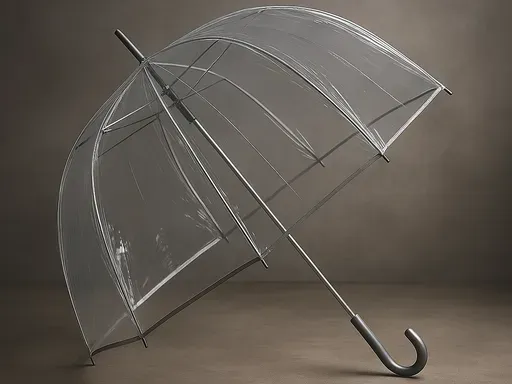 Full Vision Clear Bubble Safety Umbrella